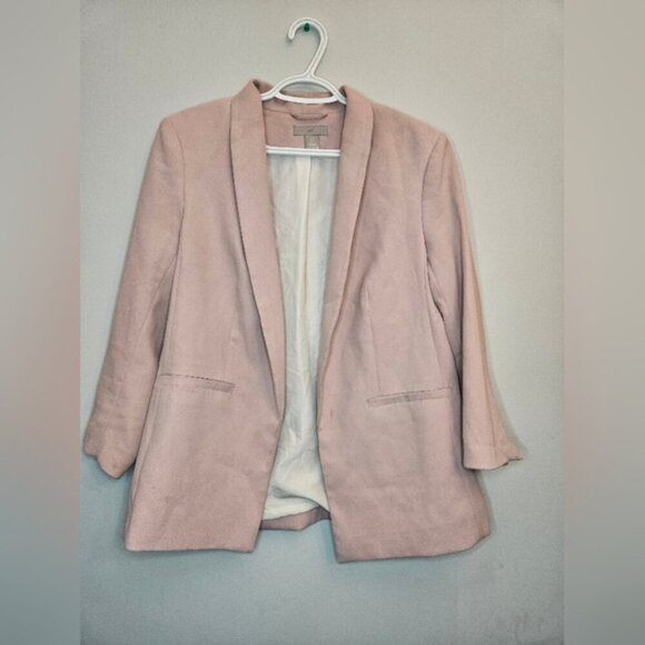 H$M Straight Cut Jacket. Light Pink. Size M. - Picture 2 of 12